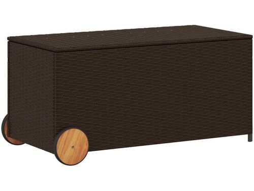 Tuinbox met wielen - Opbergbox tuinkist - Buitenopslag tuinspullen