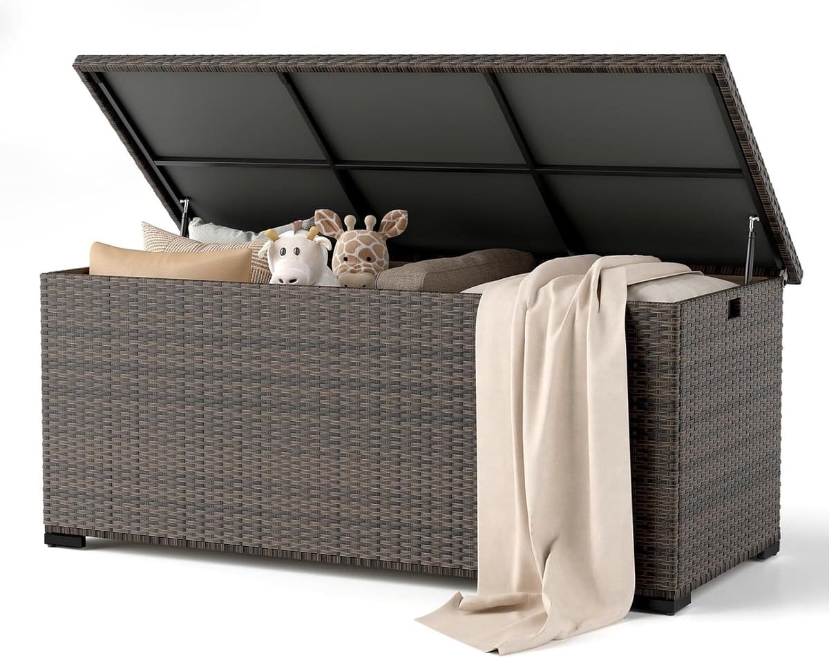 tuinbox waterdicht opbergbox buiten kussens opbergen met