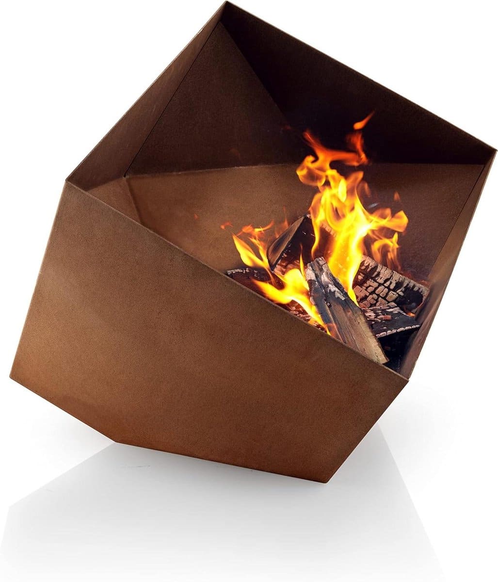 tuinhaard buitenhaard vuurkorf terras verwarmen grillconcept grillrooster