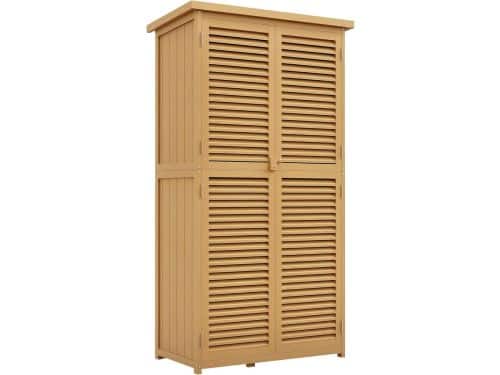 Tuinkast hout 160 x 87 x 46,5 cm