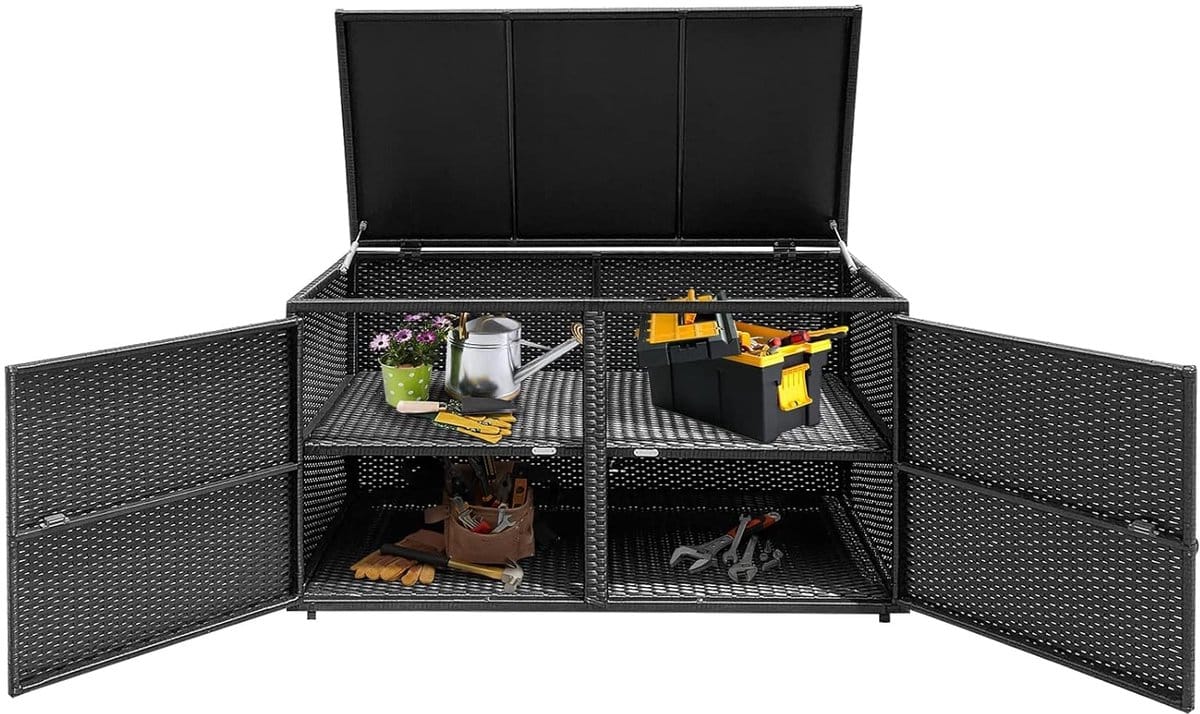 tuinkist opbergbox voor buiten tuinbox opbergbox met kussen