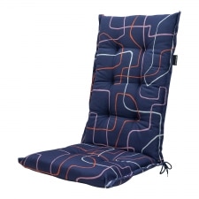 tuinkussen hoge rug joah indigo