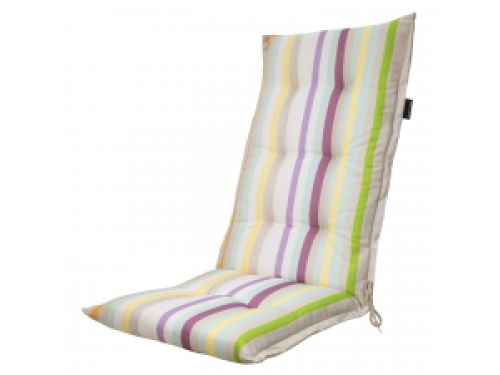 Tuinkussen hoge rug Righe purple