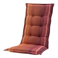 tuinkussen hoge rug stef bordeaux