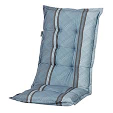 tuinkussen hoge rug verry blue
