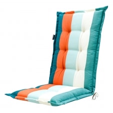 tuinkussen hoge rug vivero sea blue