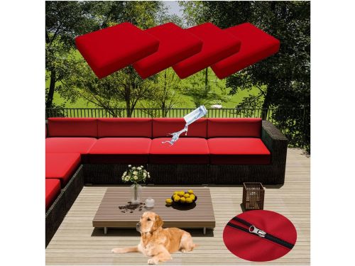 Tuinkussenhoezen Set - Terras Kussenhoezen - Buitenmeubilair Beschermen - Waterafstotend