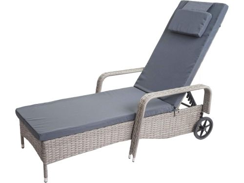 Tuinligstoel - Relaxstoel Lounger - Buiten Ontspannen - 5-voudig verstelbaar