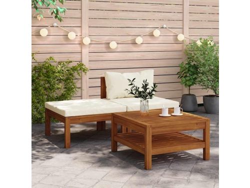 Tuinloungeset 3-delig - Balkonset Outdoor - Genieten Buiten - Massief