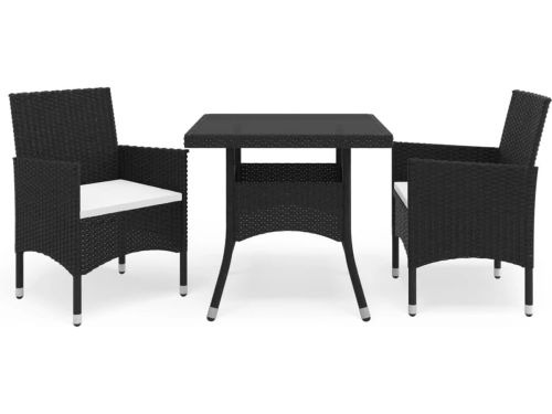 Tuinmeubelset 3-delig - Balkonset Terras - Buiten Ontspannen - UV-bestendig