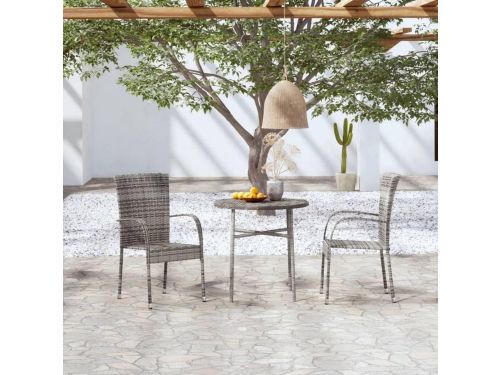 Tuinmeubelset 3-delig - Terrasset Balkonset - Buiten Zitten - Duurzaam