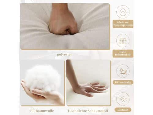 Tuinmeubelset 4-Delig Loungeset 138 x 77 x 78 cm