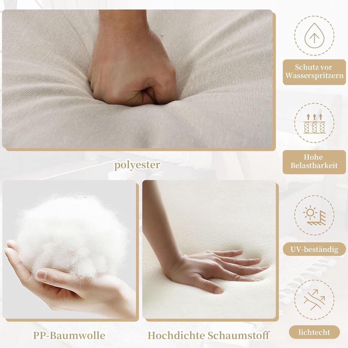 tuinmeubelset 4 delig loungeset 138 x 77 x 78 cm