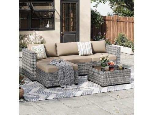 Tuinmeubelset 5-delig 200 x 150 x 150 cm