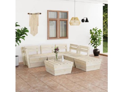 Tuinmeubelset 6-delig - Loungeset buiten - Ontspannen in tuin