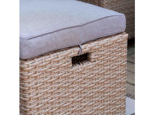 Tuinmeubelset Hoek Loungeset 6 Personen L-Vorm 175 x 144 x