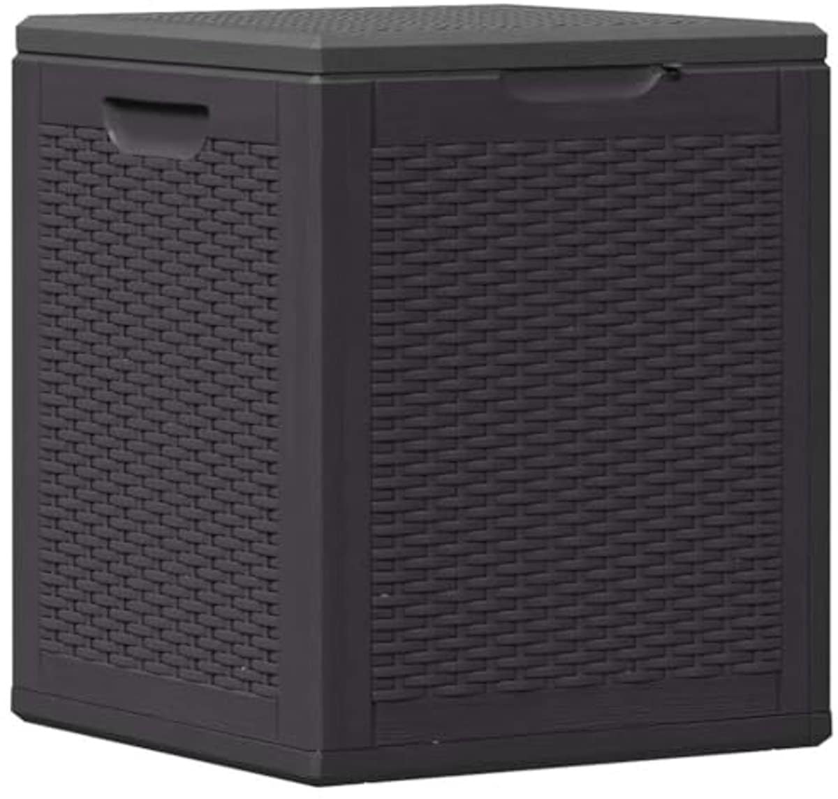 tuinopbergbox 90 l weerbestendig rattan perfect voor kussens