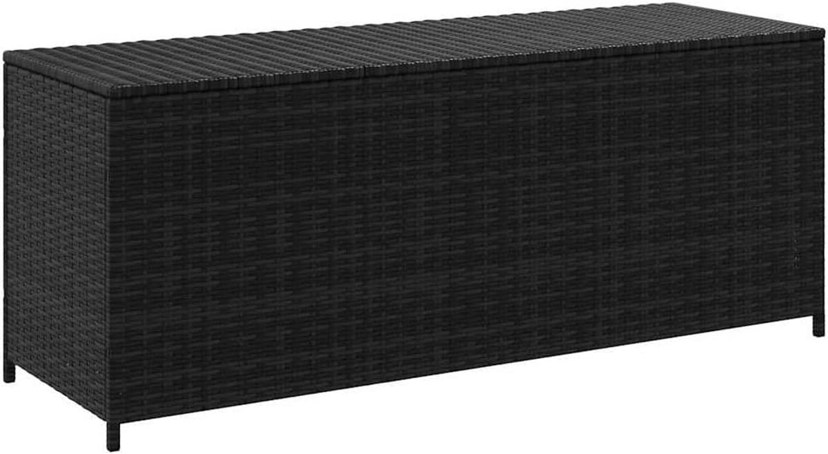 tuinopslagbox van poly rattan krasbestendig en veelzijdig