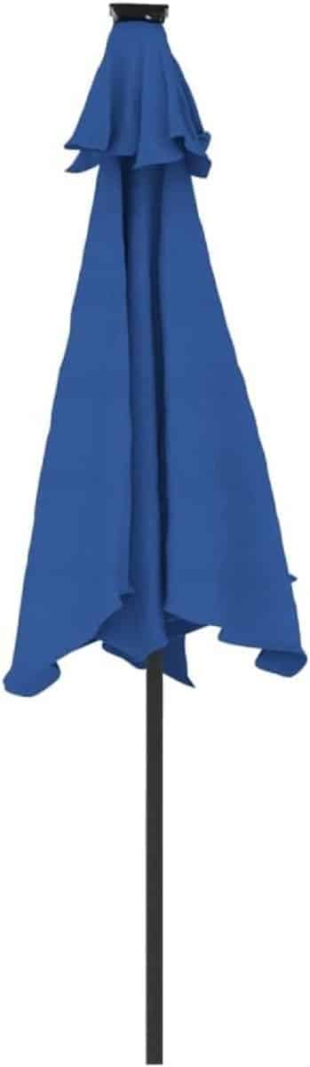 tuinparasol 225×225 cm depauwonen led comfort parasol met kurbel