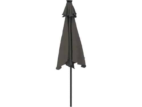 Tuinparasol 225x225 cm - Depauwonen LED Deluxe Parasol met Kurbel