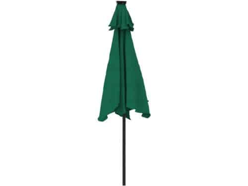 Tuinparasol 225x225 cm - Depauwonen LED Green Deluxe Parasol met