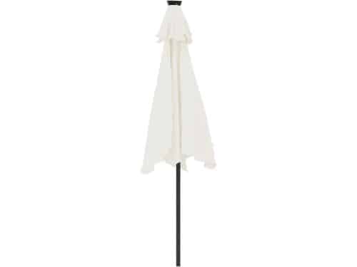 Tuinparasol 225x225 cm - Depauwonen LED White Premium Parasol met