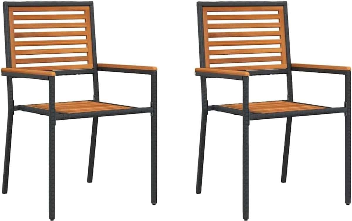 tuinstapelstoelen 2 stuks tuinfauteuil lounge buiten zitten