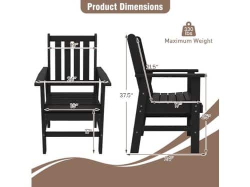 Tuinstoel - Buitenstoel - Tuinmeubel - Patiostoel - Balkonstoel