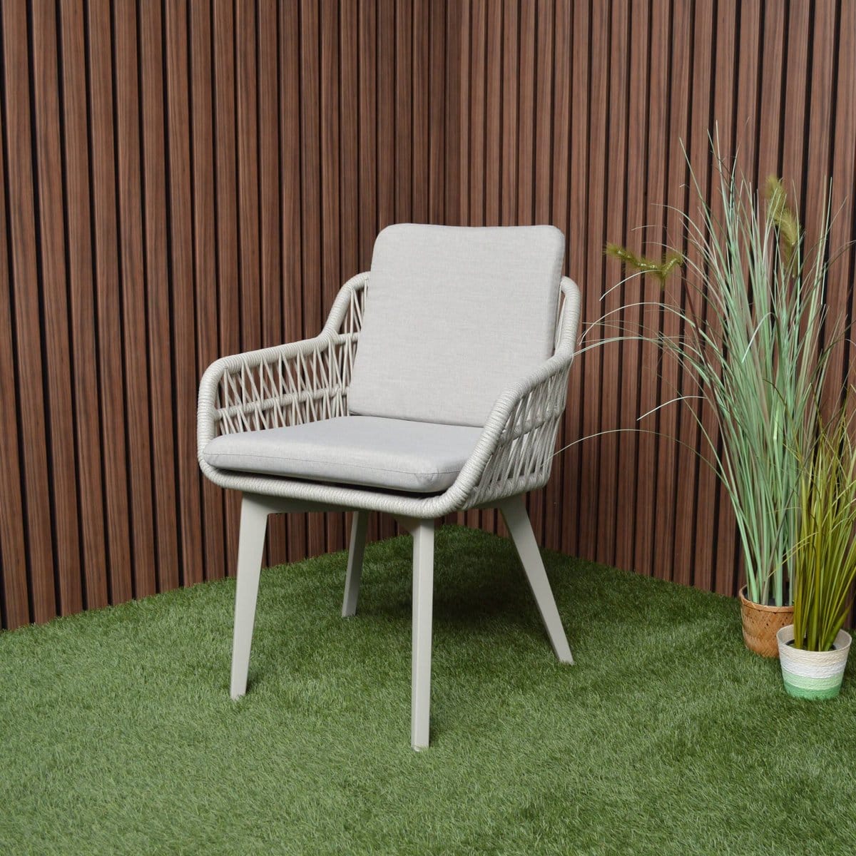 tuinstoel dakota warm wit relax dining 8300w