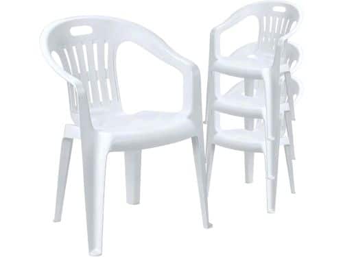 Tuinstoel met armleuningen - Stapelbare stoel - Buiten zitten