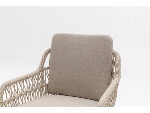 Tuinstoel Sevilla Draaibaar Warm Wit Relax Dining Kruispoot - 8280W