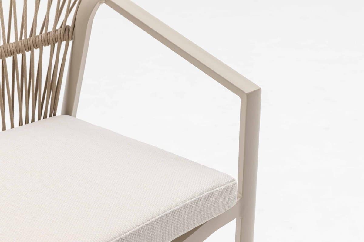 tuinstoel valencia warm wit relax dining (stapelbaar) 6301w