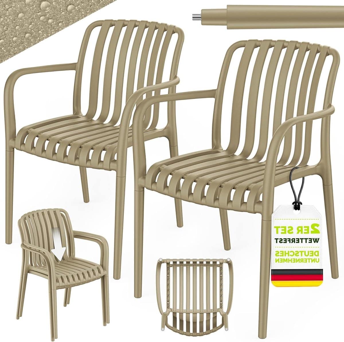 tuinstoelen stapelbaar outdoor stoelen terras ontspannen buiten zitten