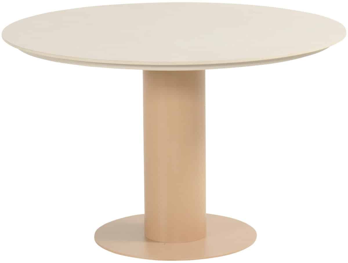 tuintafel girona ø120cm | cappuccino | hartman