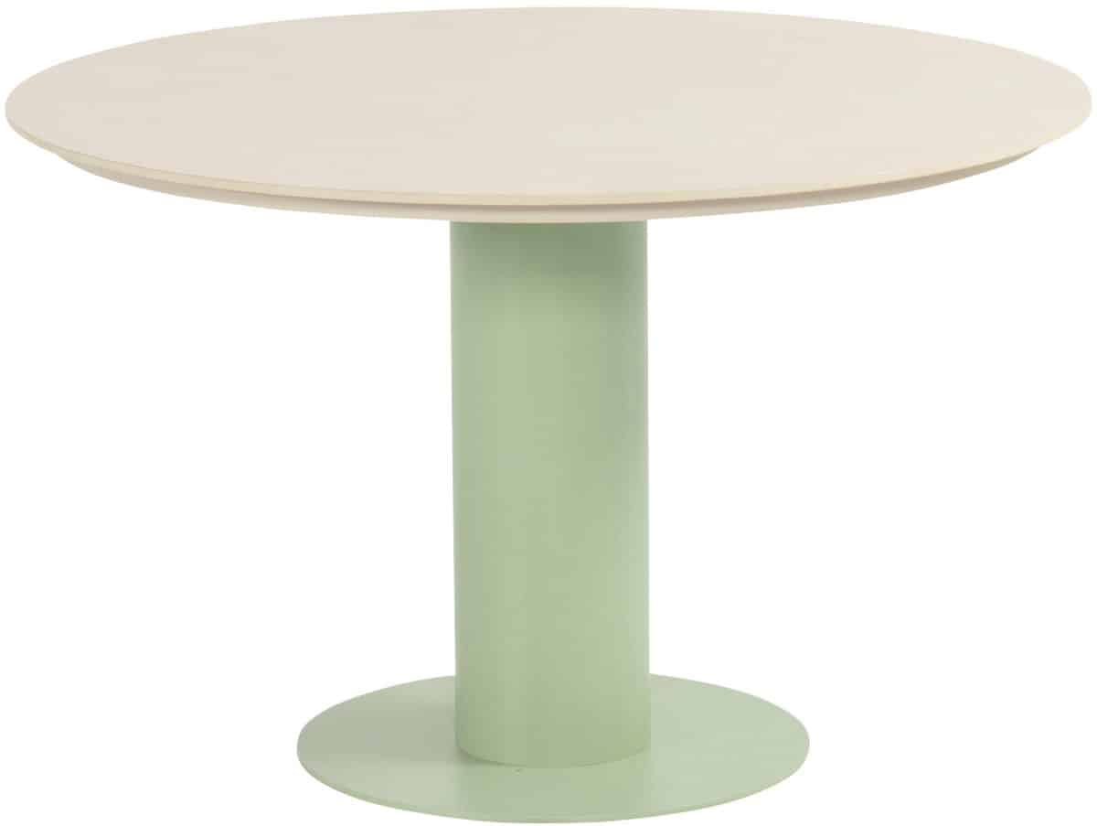 tuintafel girona ø120cm | soft green & beige | hartman