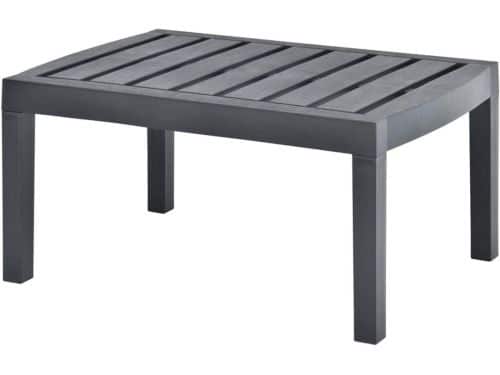 Tuintafel Kunststof - Terrastafel Bijzettafel - Buiten Zitten - Weerbestendig