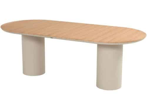 Tuintafel Valencia 220x100cm | Sand & Teak | Hartman