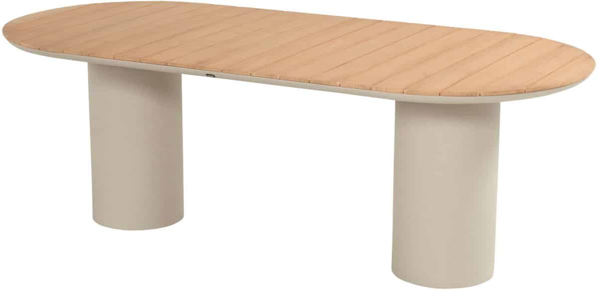 tuintafel valencia 220x100cm | sand & teak | hartman
