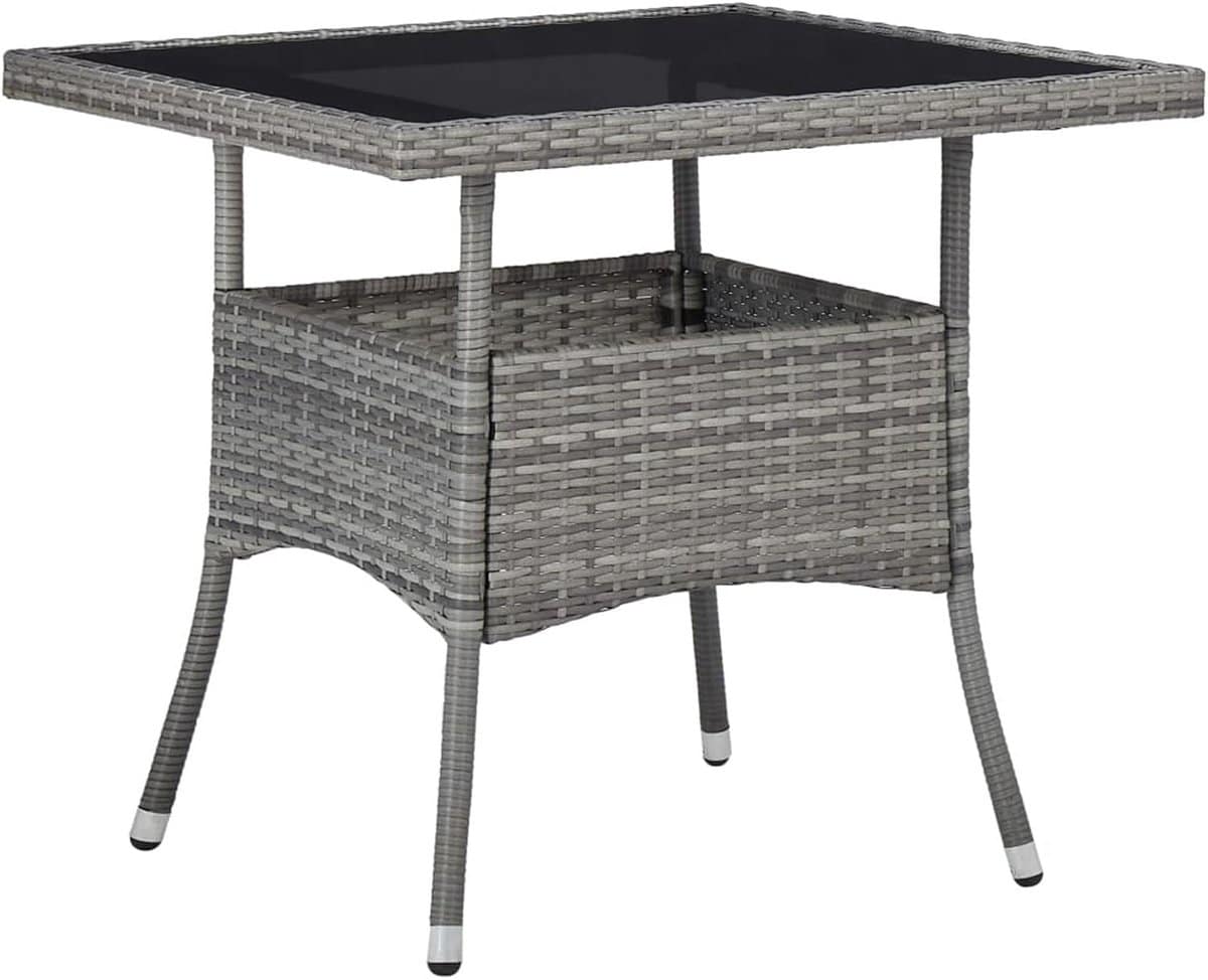 tuintafel vierkant 80×80 cm bistrotafel bistroset voor balkon
