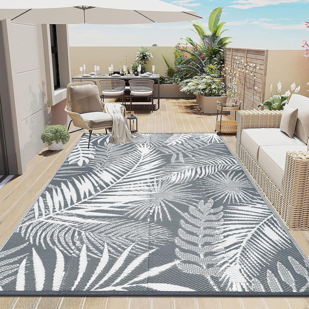 tuintapijt buitentapijt buitenkleed lichtgewicht