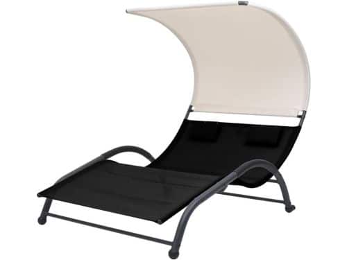 Tweepersoons Ligbed - Loungebed Tuin - Ontspannen Buiten - Inclusief