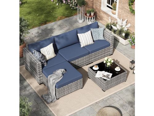 uinmeubelset 5-delig 200 x 150 x 150 cm