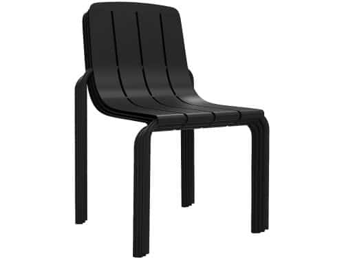 Vente-unique Metalen tuineethoek: een tafel b.70 cm en 2 stapelbare