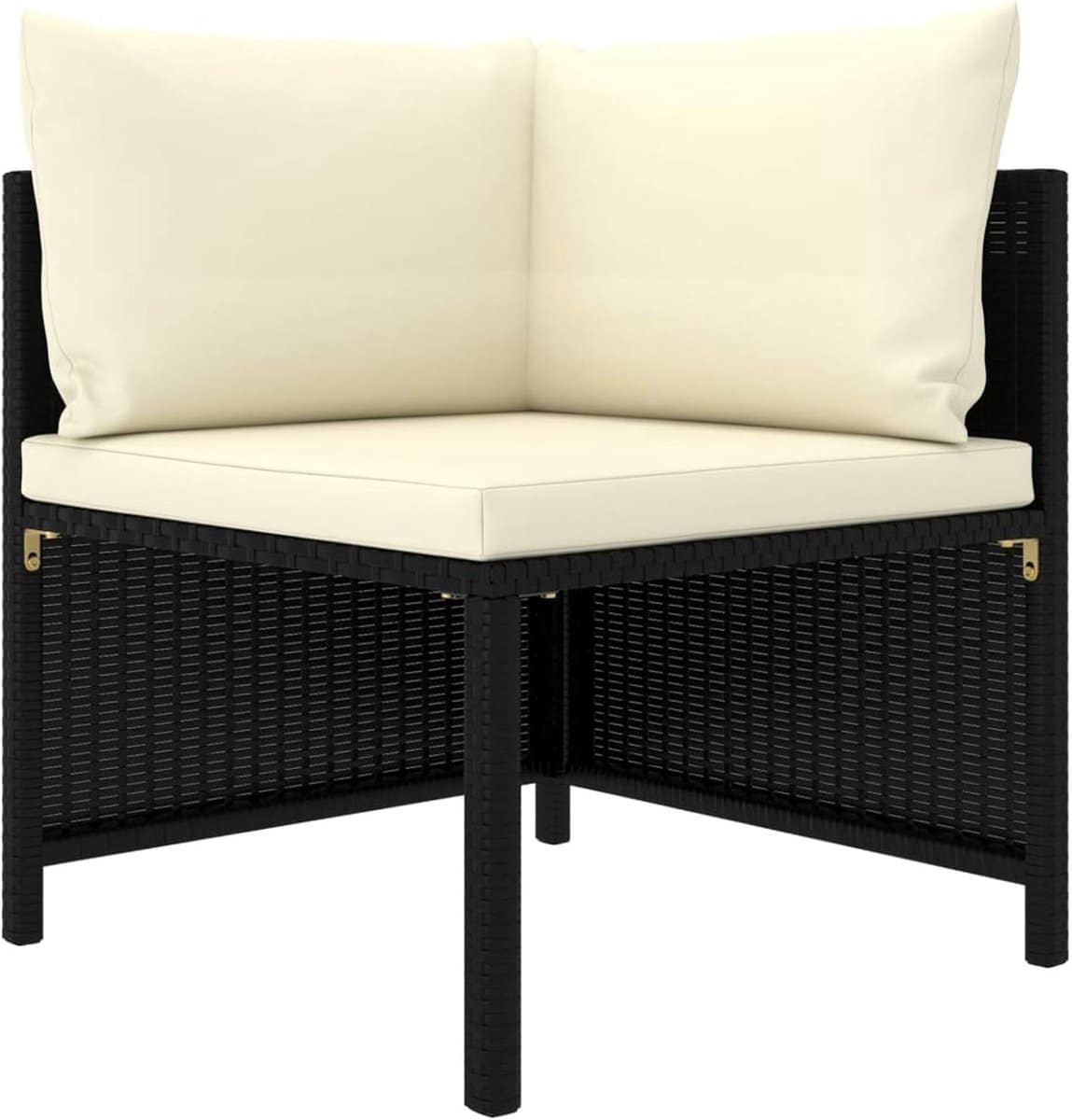 verona luxe 7 delige polyrattan loungeset met voetenbank en kussens