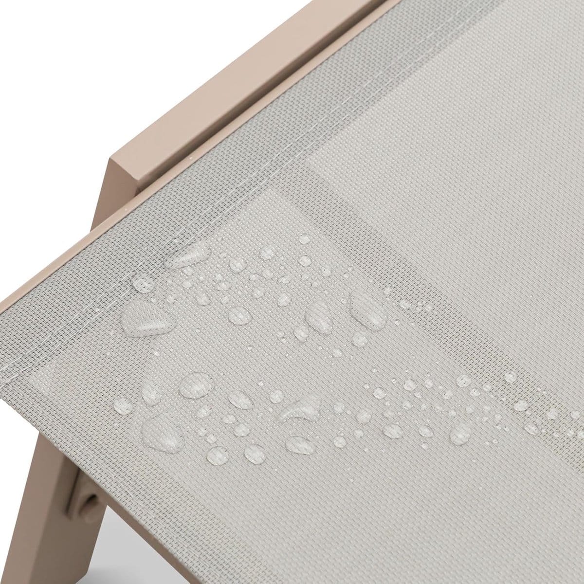 verstelbare aluminium ligstoel 192 x 31 x 55 cm