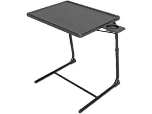 Verstelbare Draagbare Klaptafel voor Woonkamer en Slaapkamer met Bekerhouder