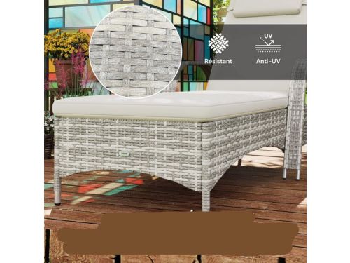 Verstelbare Ligstoel - Ligbed - Tuinstoel - Loungebed - Relaxstoel