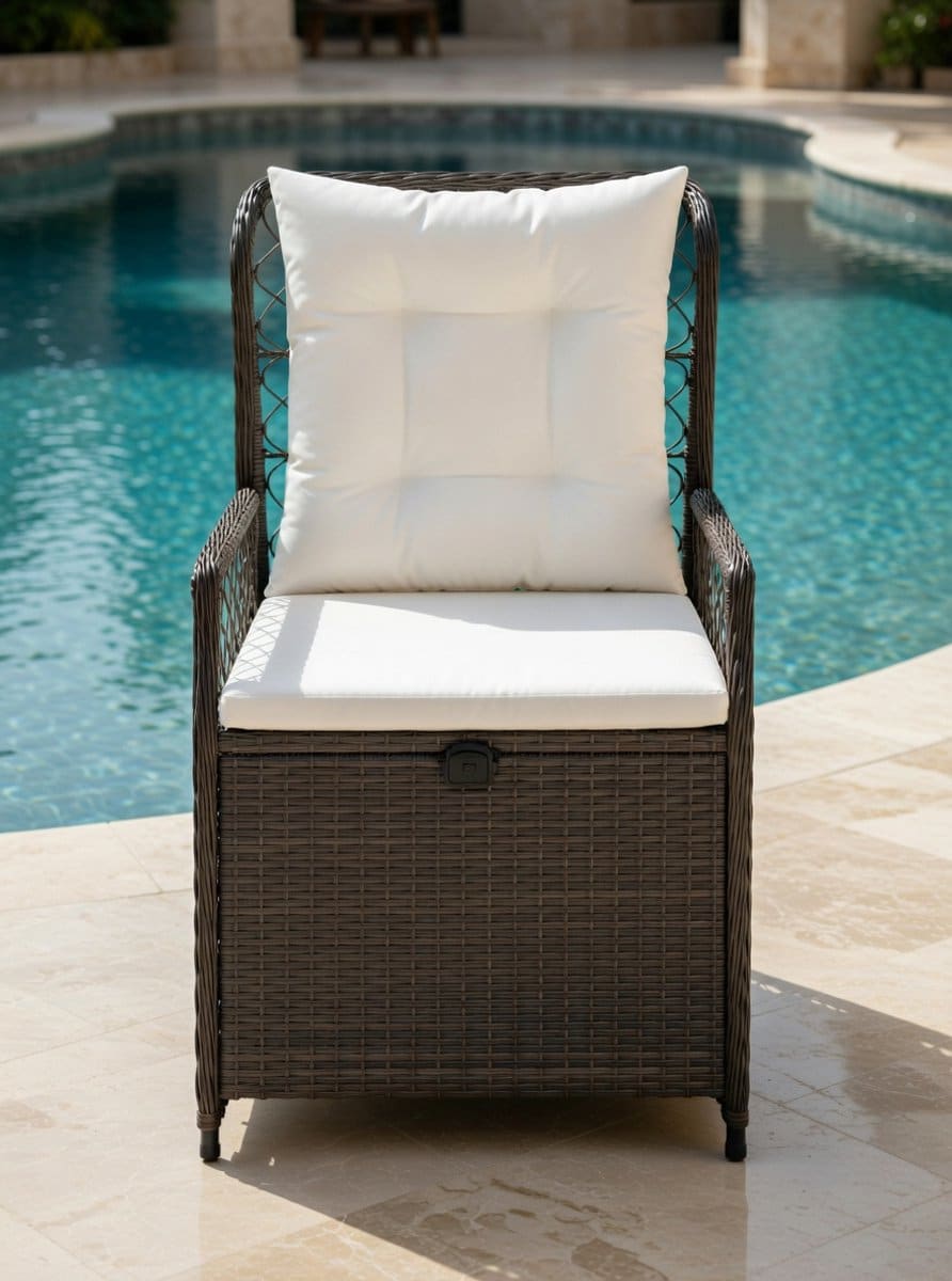 verstelbare tuinstoelen 2 stuks luxe polyrotan zonnebed met comfortabele