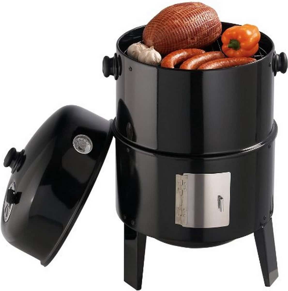 verticale roker bbq smoker langzaam garen geëmailleerde
