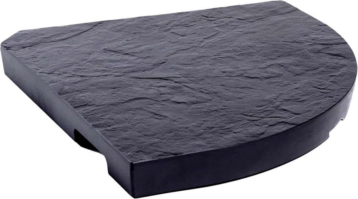 verzwaringsplaat voor parasolvoet 18 kg beton antraciet
